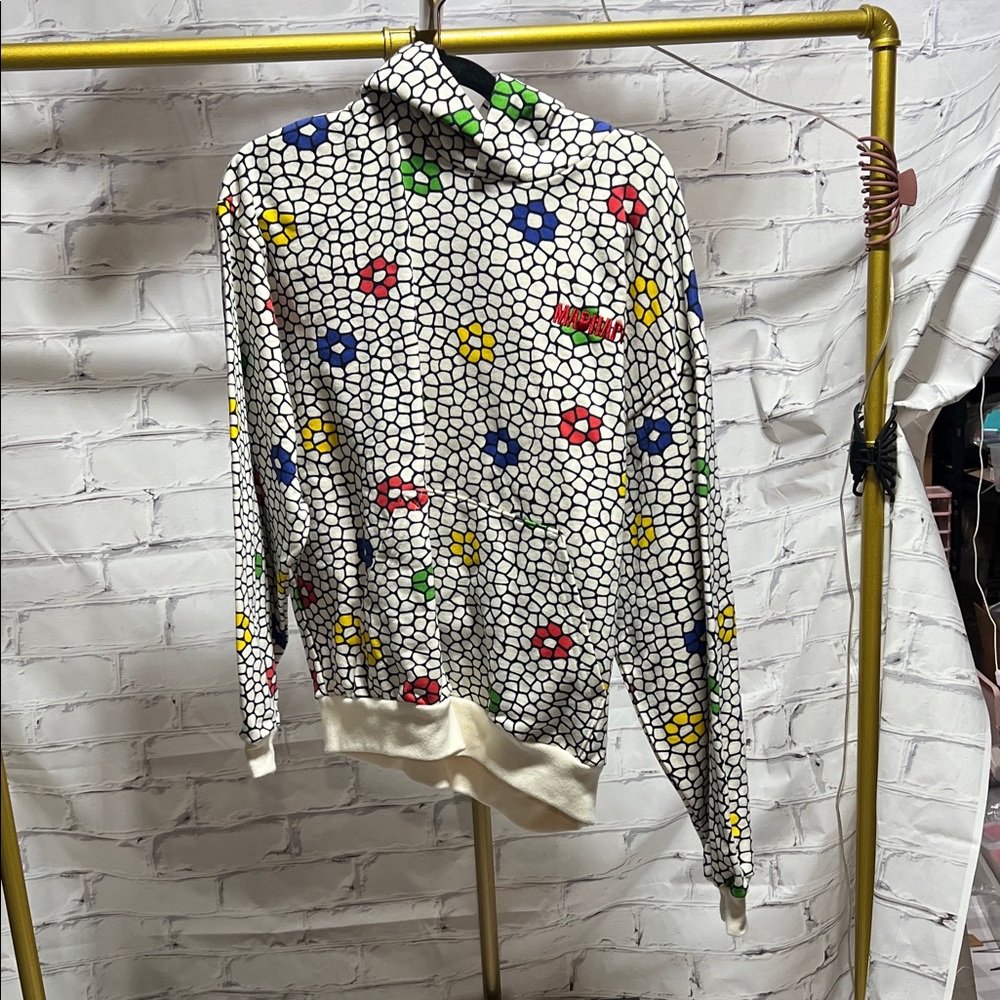 Madhappy Black and Green Patterned Sweater